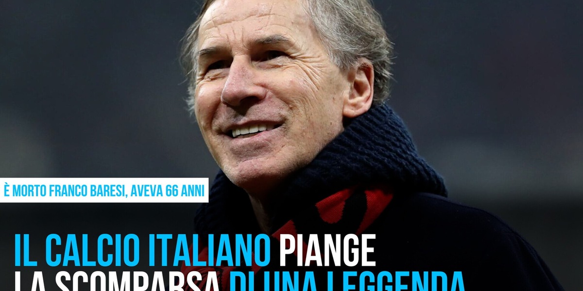 Calcio in lutto, è morto Franco Baresi
