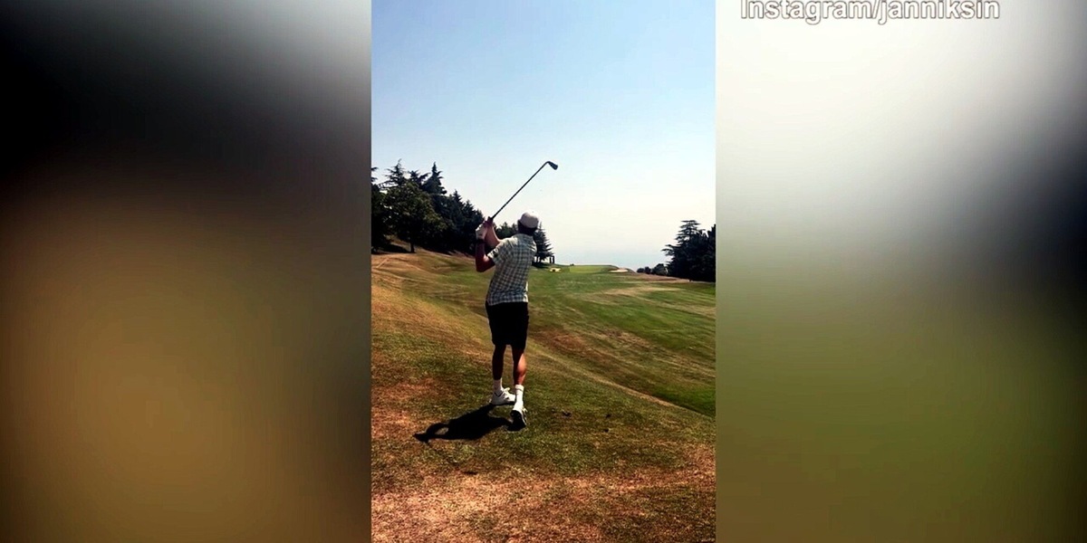 Tennis, Sinner gioca a golf in attesa dei tornei Usa