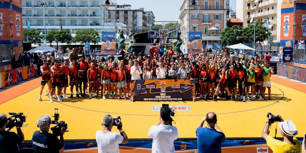 Estathé® 3x3 Italia Finals 2026: l'atto conclusivo a Riccione, in palio i titoli Open 3x3 2026