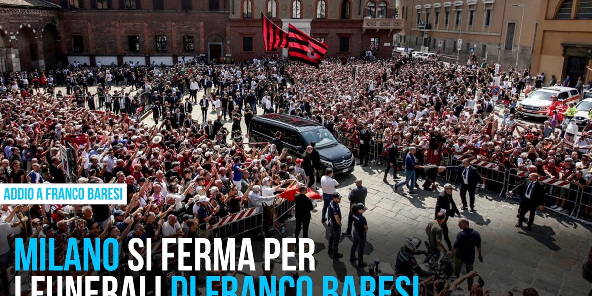L'ultimo saluto a Franco Baresi