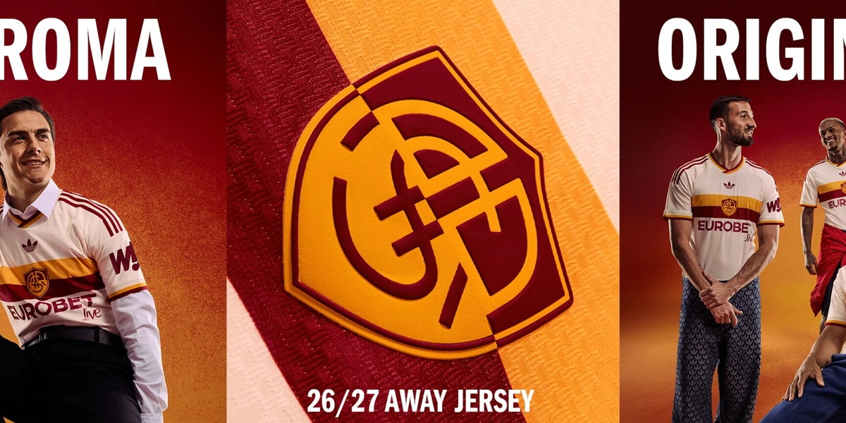 Roma, abbi Pietas: svelata la nuova maglia away 2026-27 firmata Adidas
