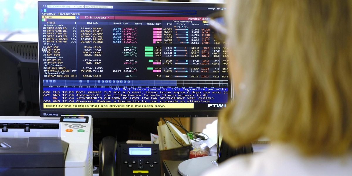 Lo spread tra Btp e Bund chiude piatto a 77 punti base