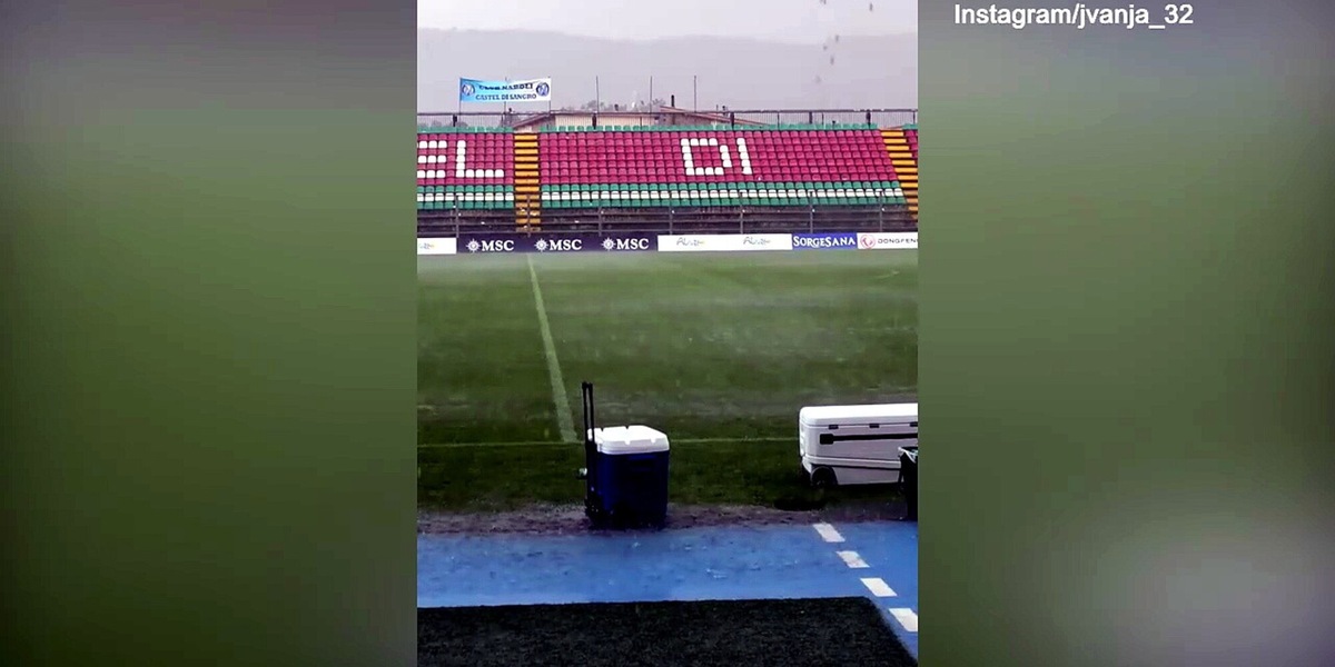 Milinkovic Savic: allenamento bagnato, allenamento fortunato