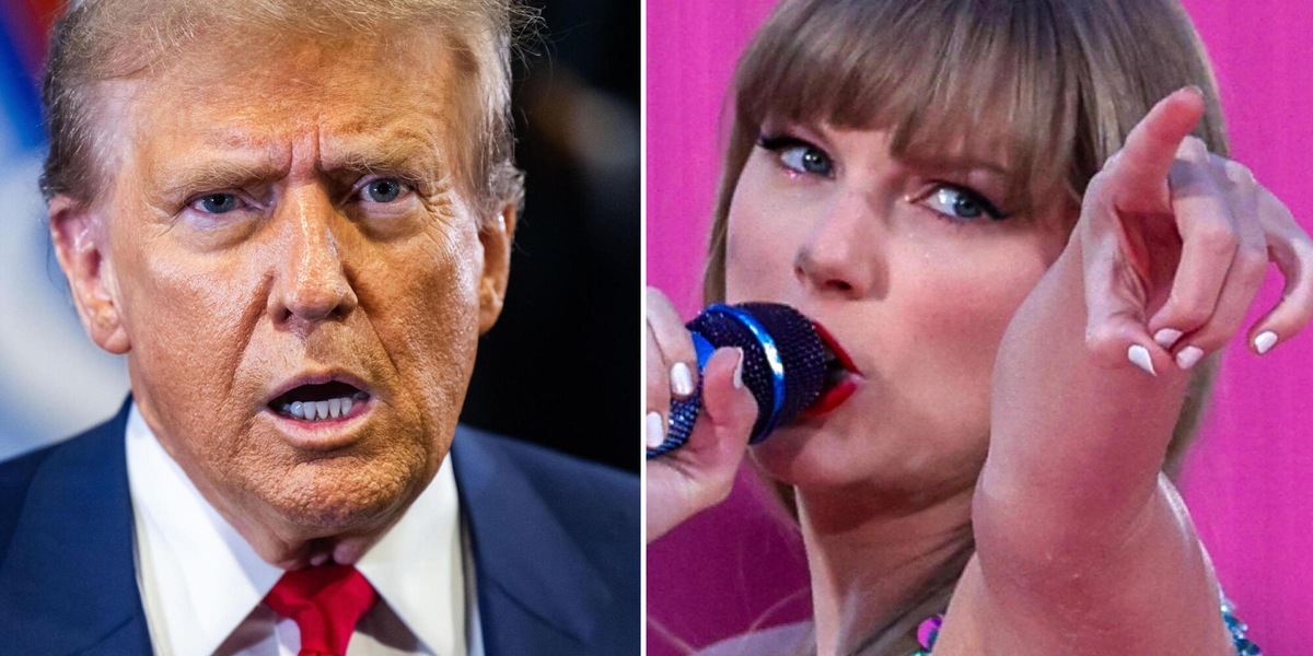 L'account di Trump usa un brano di Taylor Swift per un video, poi lo toglie
