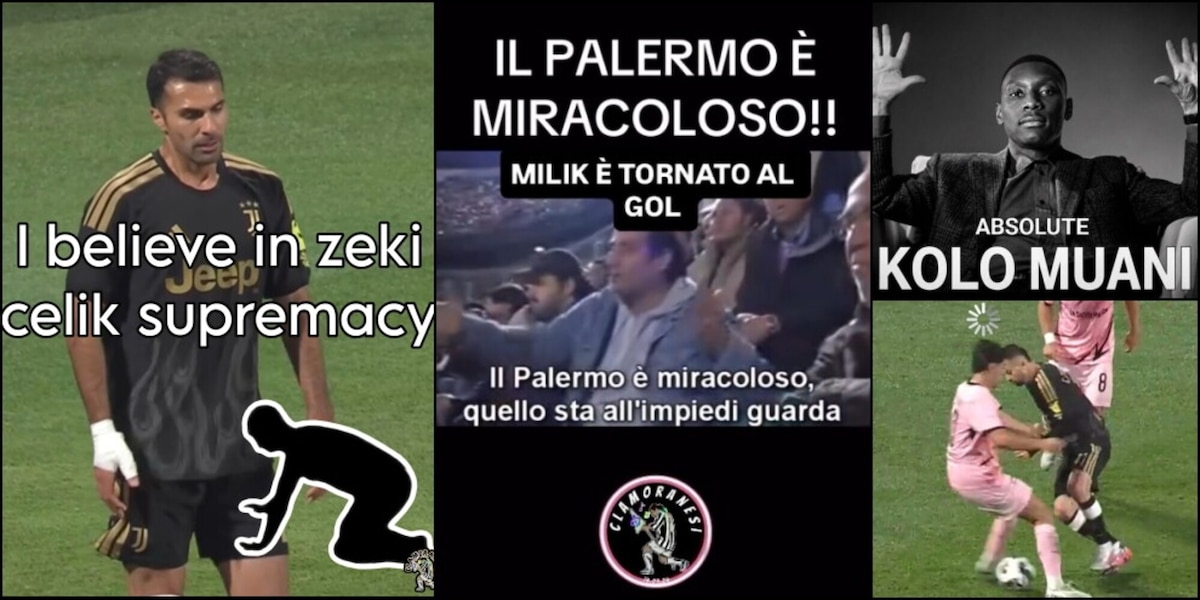 "Palermo miracoloso, gol di Milik!", idolo Celik, bersaglio Kolo: la Juve sui social
