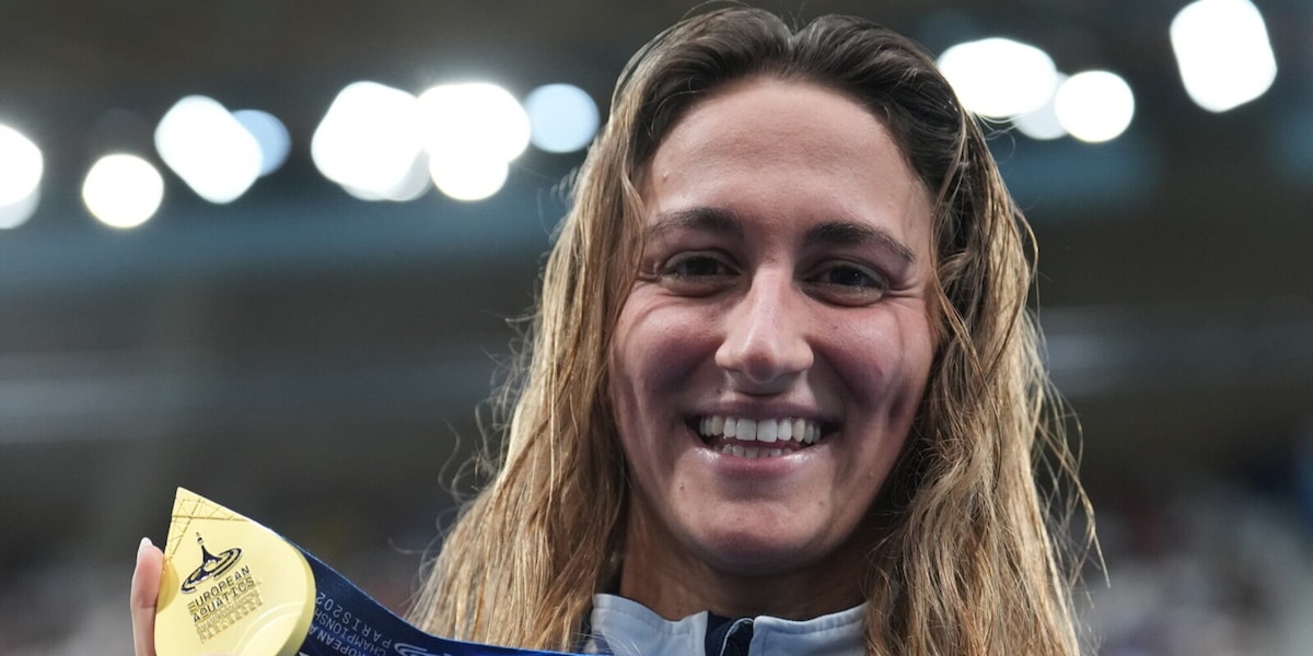 Quadarella regina d'Europa: oro anche nei 1500 a Parigi! Bronzo Italia nella 4x100 stile mista
