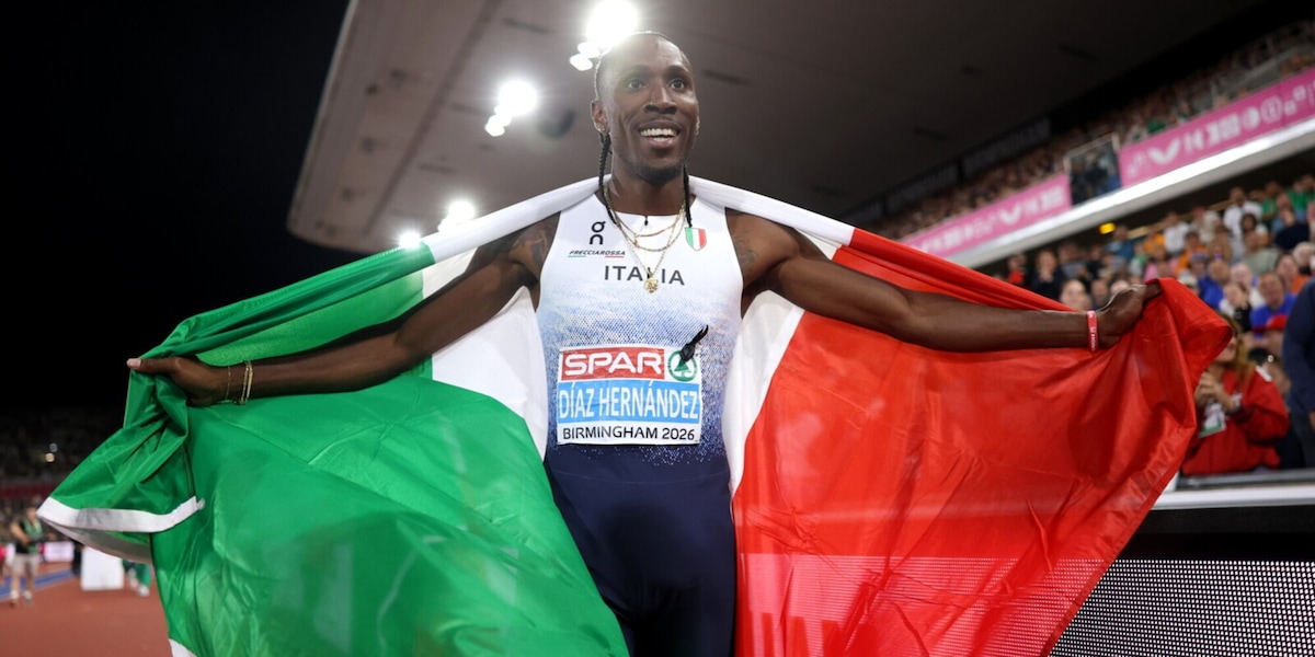 Diaz oro e record italiano, Dallavalle bronzo: doppietta Italia nel triplo agli Europei