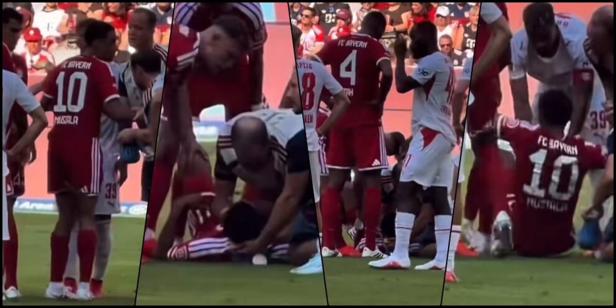 Musiala, paura Bayern: sviene in campo contro il Lipsia