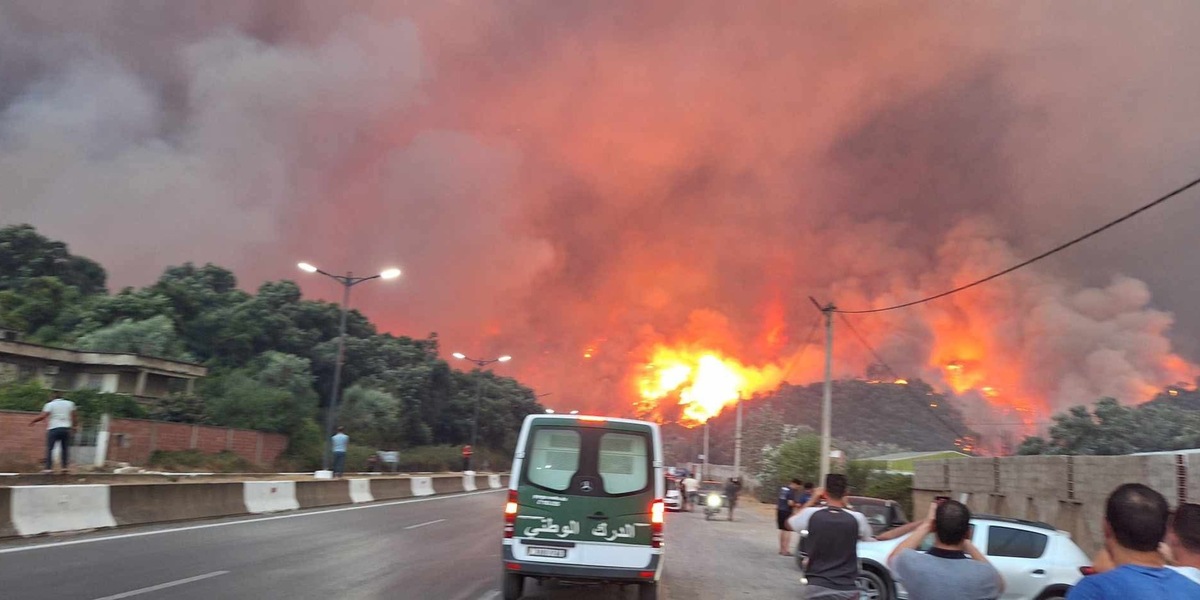 Incendi boschivi in Algeria, almeno 12 morti
