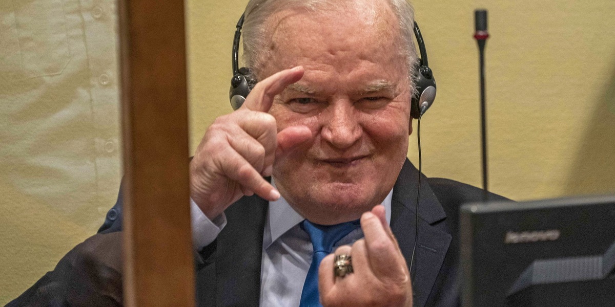 E' morto in carcere all'Aja l'ex comandante serbo-bosniaco Ratko Mladic