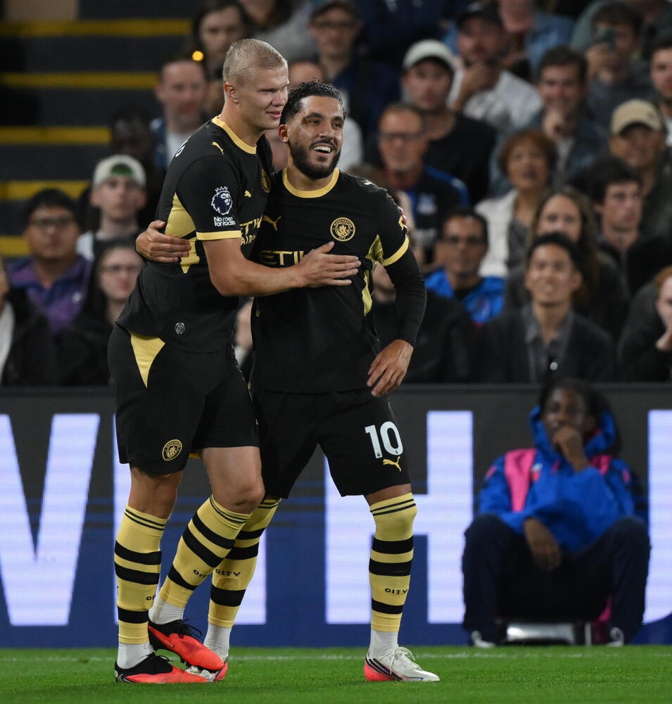 Calcio: il City ne fa quattro al Crystal Palace, doppiette di Haaland e Cherki