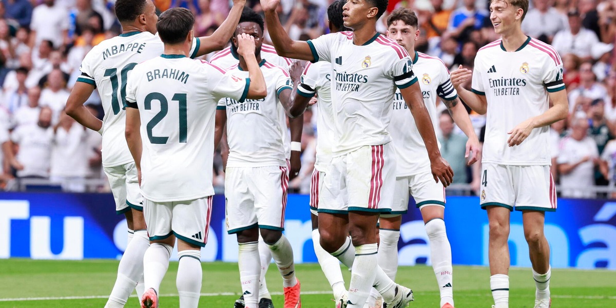 Poker del Real al Malaga, a segno Bellingham e Mbappé