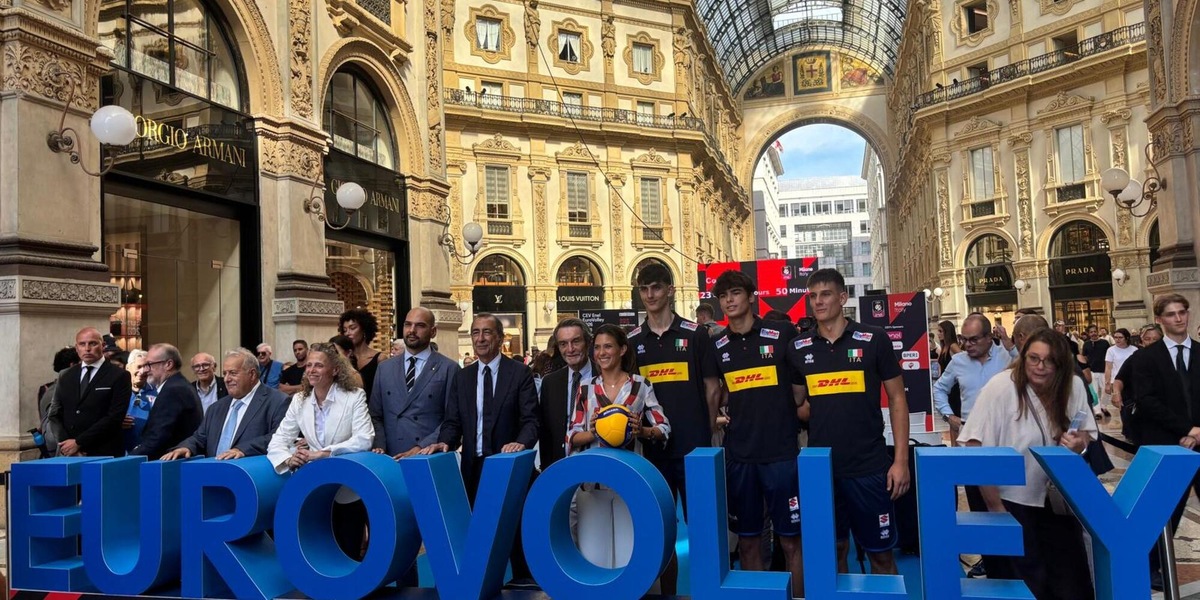 A Milano parte il conto alla rovescia per la finale di Euro Volley 2026
