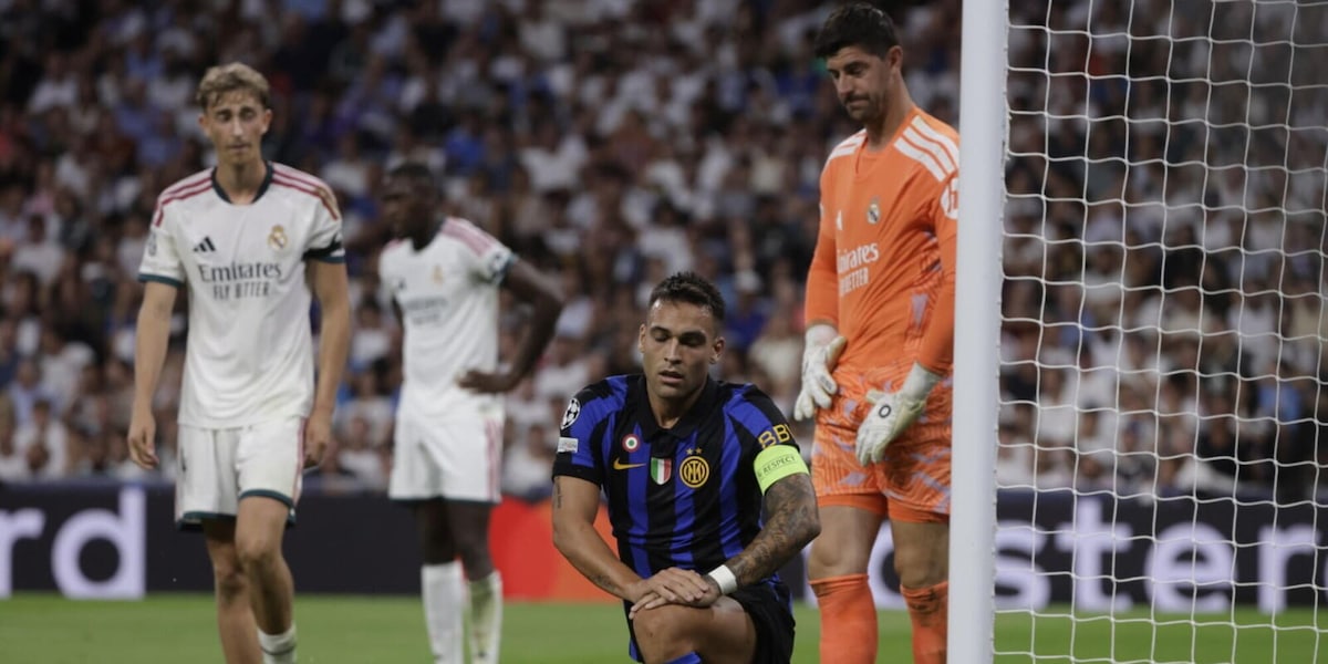 Inter ko, il Real Madrid spreca ma vince comunque: Mbappé e Valverde stendono Chivu