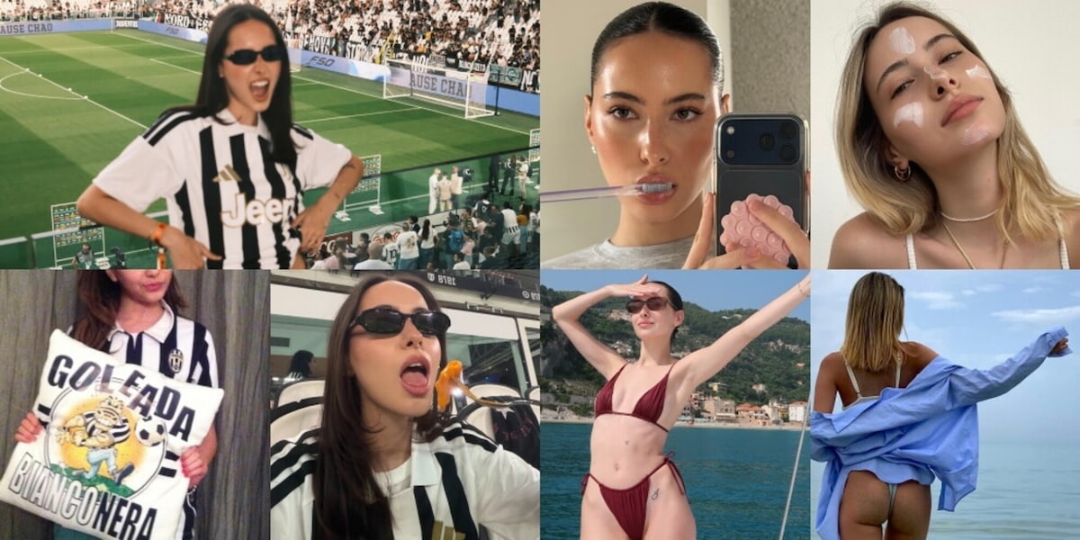 Juve, chi è l'influencer supertifosa invitata allo Stadium. Bruna o bionda? Bianconera