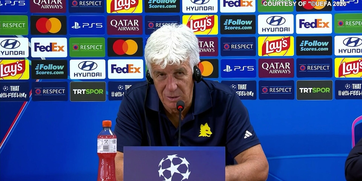 Gasperini: "Buon pareggio, da questi campi le italiane..."