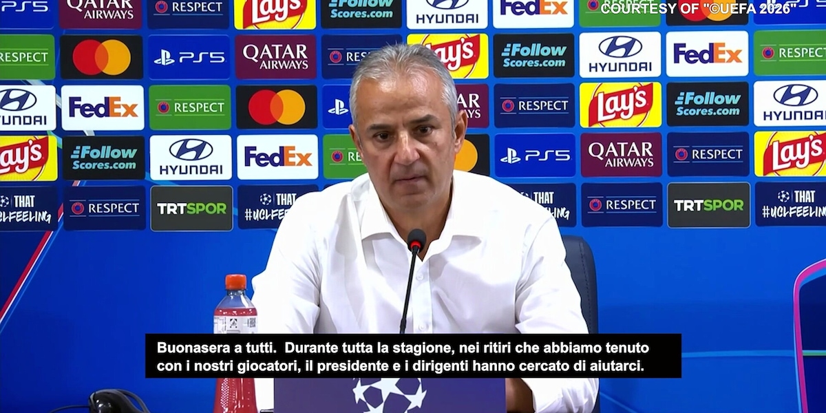 Clamoroso Fenerbahce, Kartal si dimette in conferenza dopo il pari con la Roma