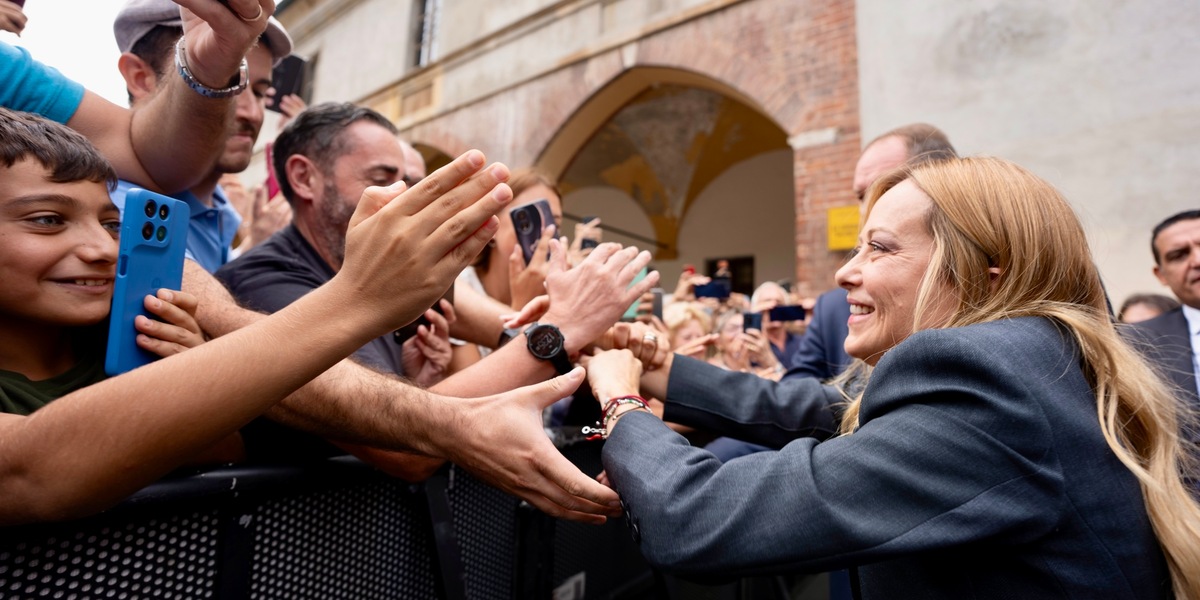 Meloni, non mi alleo con chi vota contro il sostegno all'Ucraina