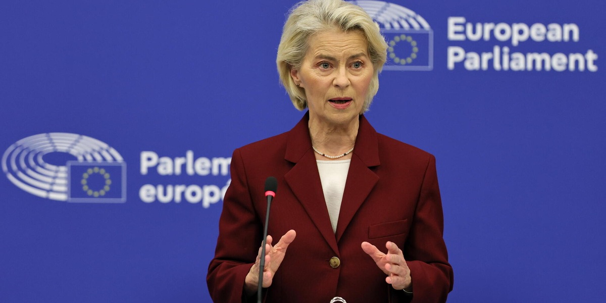 Von der Leyen, 'domani altri 3,3 miliardi per aiuti militari a Kiev'