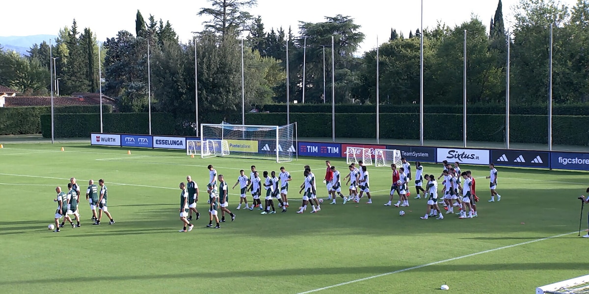 La Nazionale Maschile si allena a Coverciano