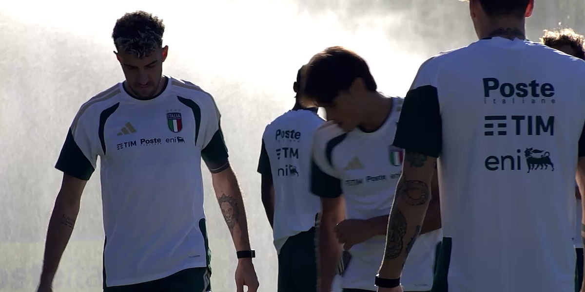 Nazionale maschile, allenamento a Coverciano