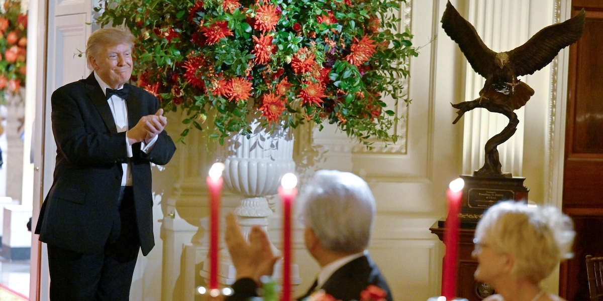 Trump regala a Xi una scultura dell'aquila calva, il simbolo degli Usa