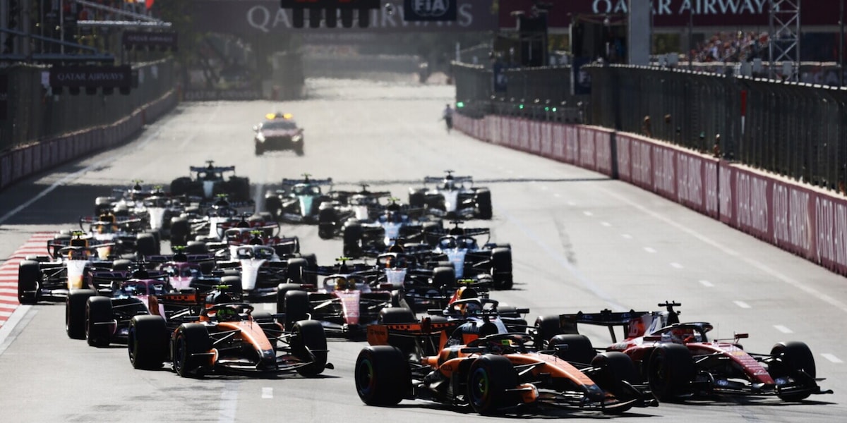 LIVE Gp di Baku: la Ferrari può sognare, Antonelli per un’altra rimonta, la gara in tempo reale