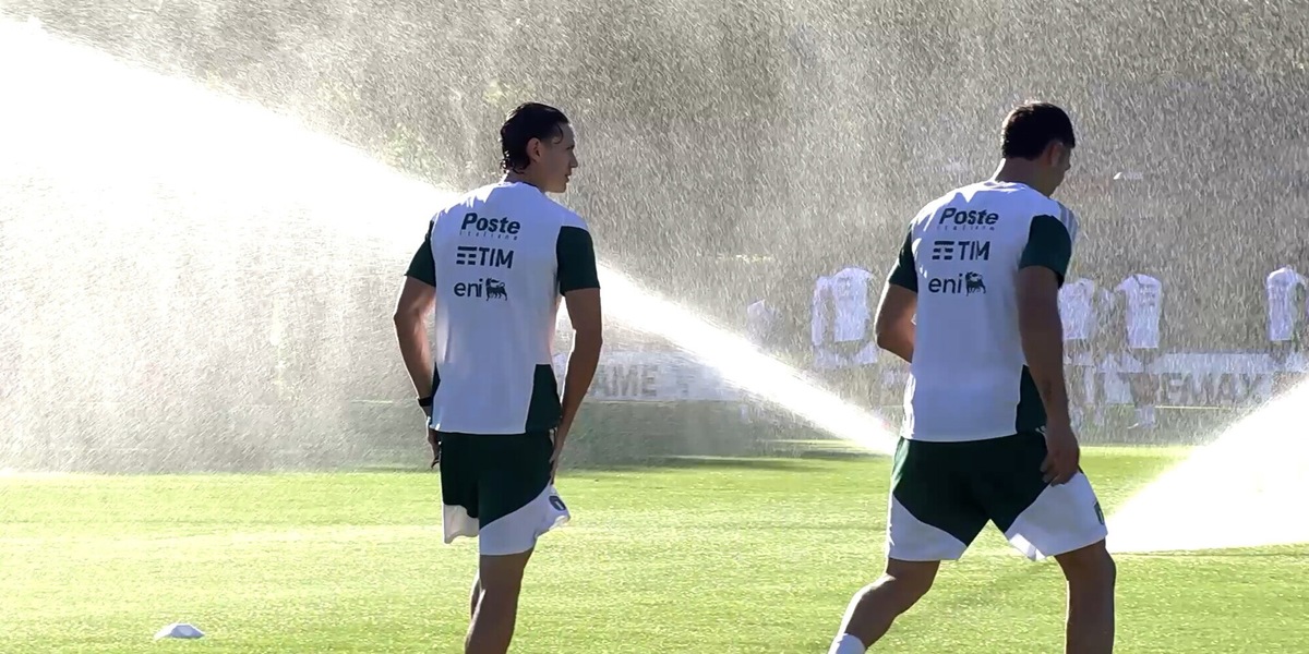 Italia, gli Azzurri in campo a Coverciano