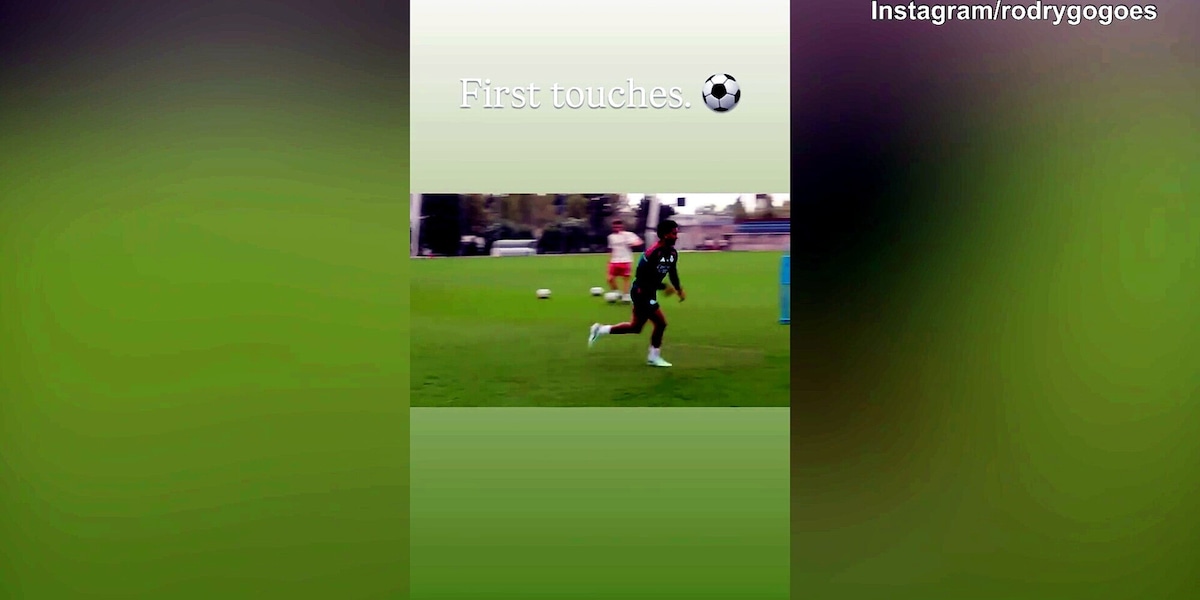Rodrygo, primi tocchi con il pallone: il rientro si avvicina