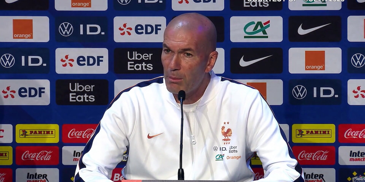 Zidane: "Attenzione all'Italia"