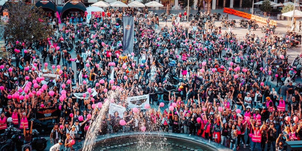 Pescara si tinge di rosa per il 6° Ladies of Harley International Run: passione, community e oltre 10.000 euro per la ricerca