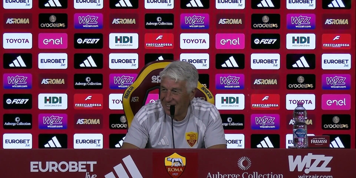 Gasperini: "Passione tifosi della Roma è contagiosa"