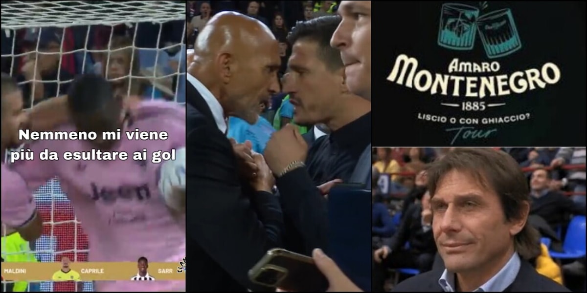 Spalletti amaro, il miraKolo e l'ombra di Conte: le ironie social su Cagliari-Juve