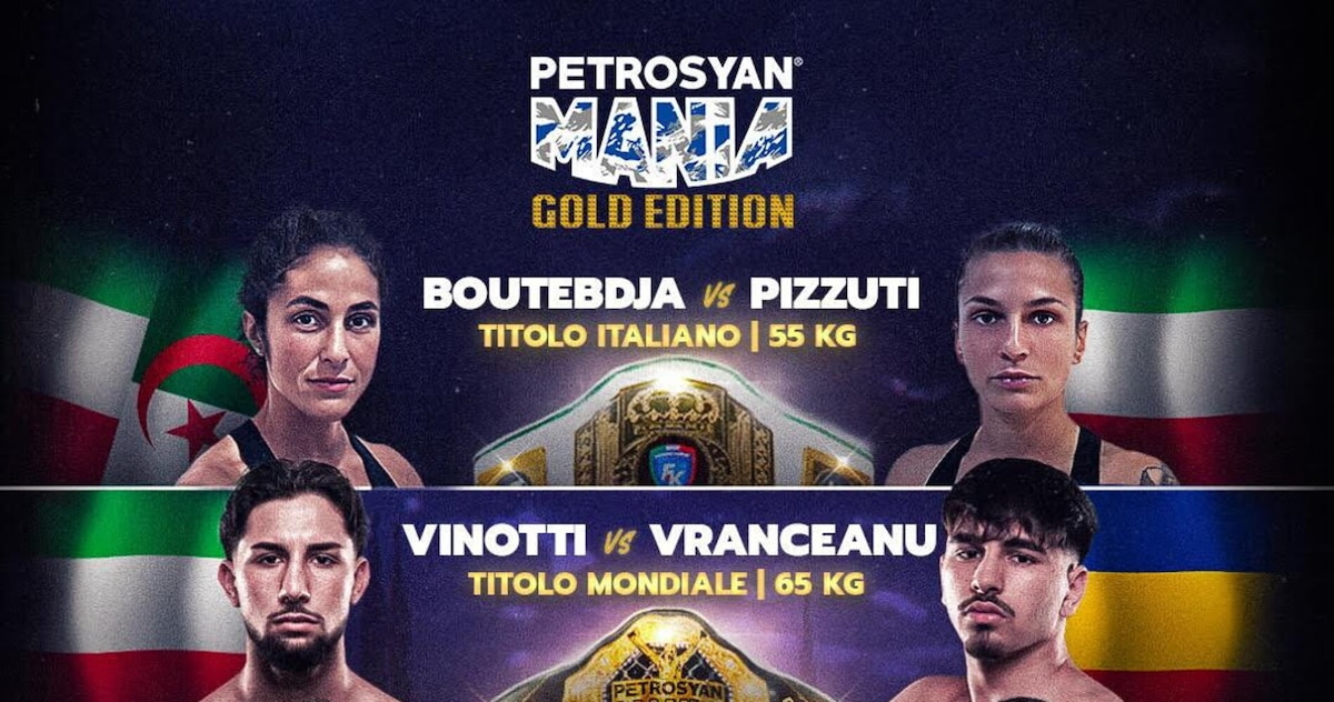 Petrosyanmania Gold Edition 2026: cinque cinture, una nuova ambizione internazionale