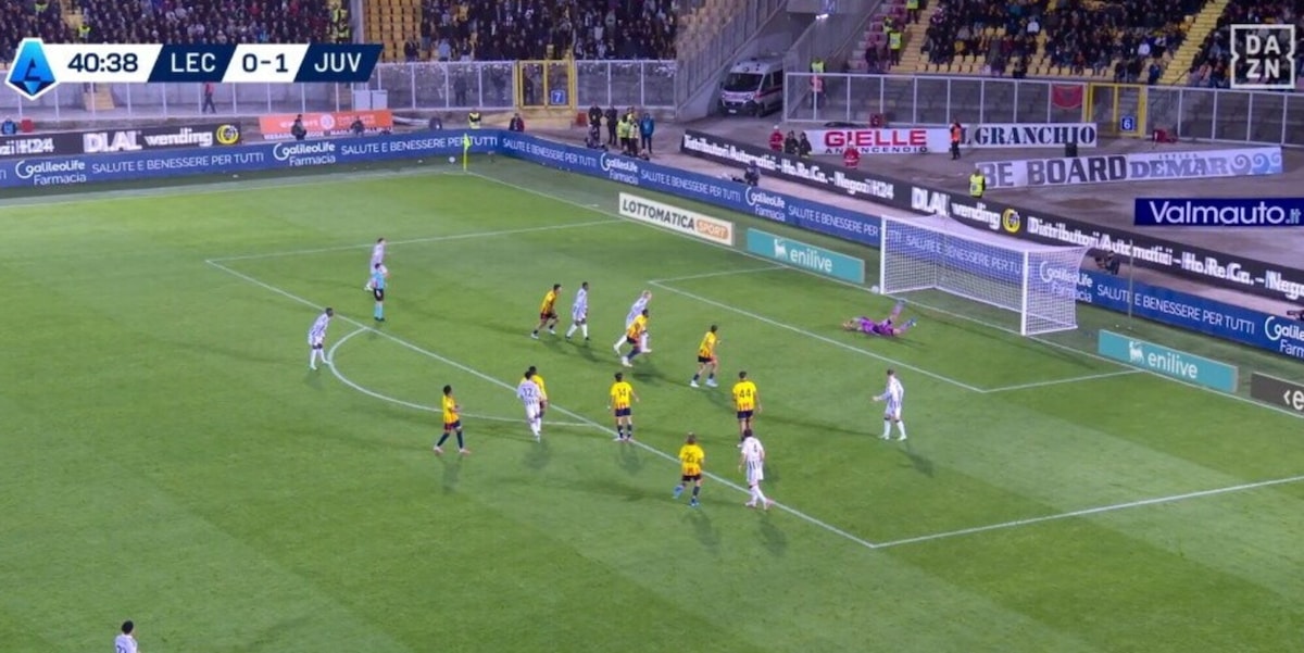 LIVE Lecce-Juve: segui la gara in tempo reale, Douglas Luiz raddoppia al 41'!