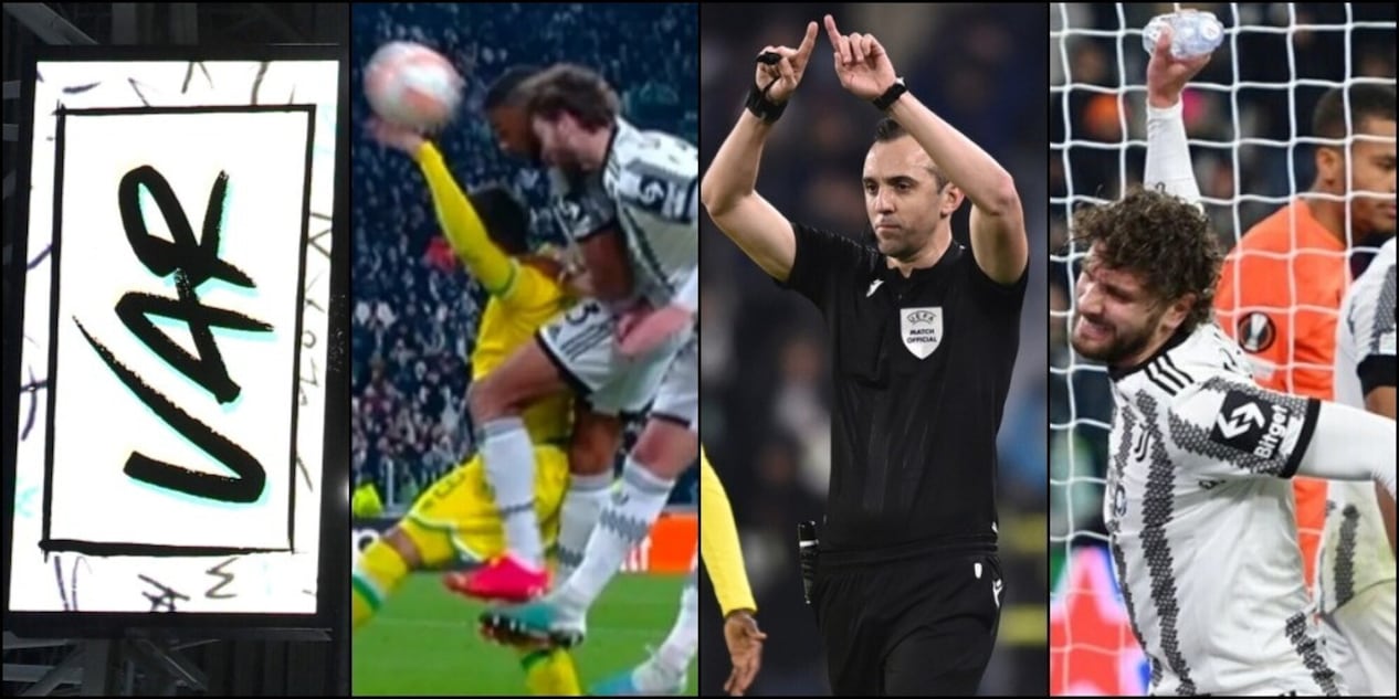 Rigore netto trasformato in fallo Juve, una sospensione dall'Uefa: l'arbitro e il Var col Galatasaray