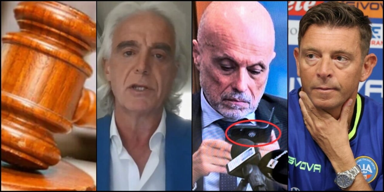 <p>"Retrocessione se... I rischi Inter e Calciopoli: metodi sinistri che tornano. Viola, provocazione"</p>