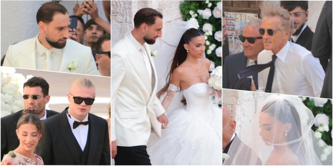 Donnarumma, matrimonio show: il calcio mondiale a Locorotondo, chi arriva in serata