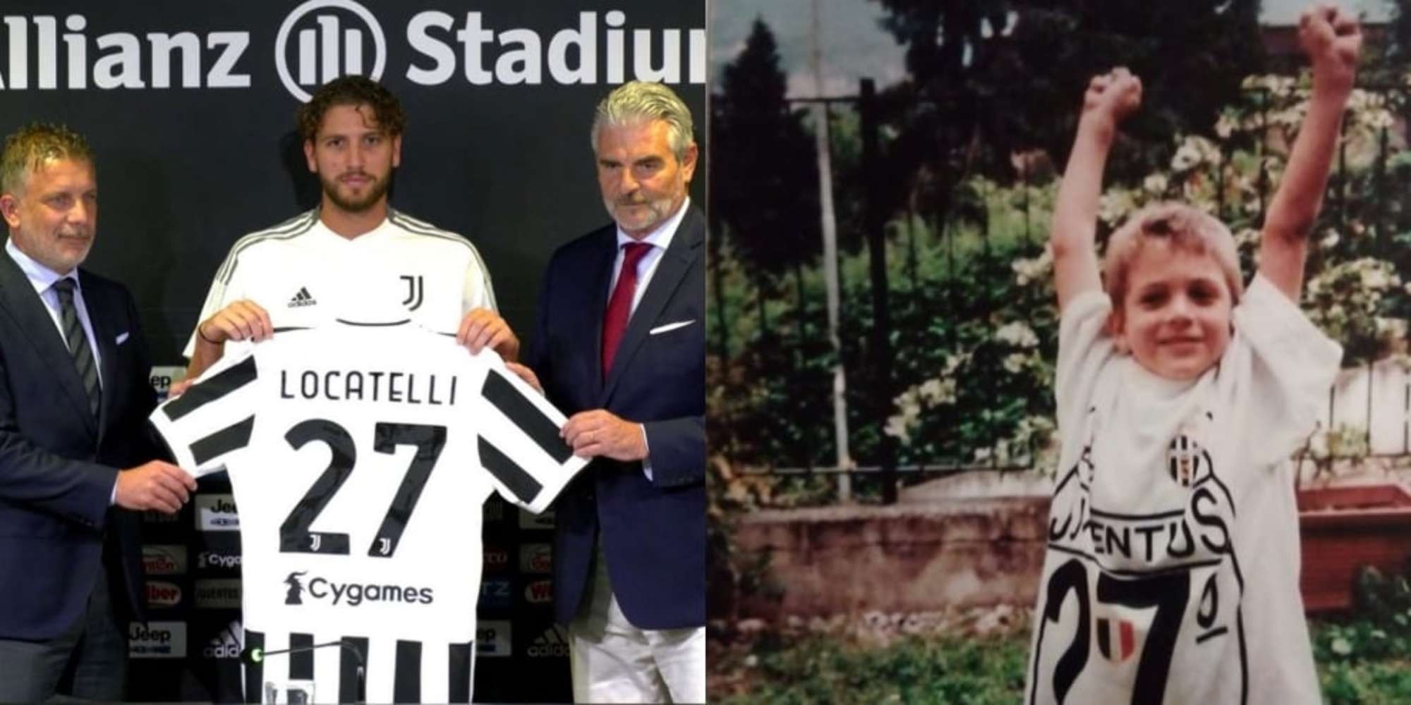 Locatelli, il fratello svela la foto da bambino con la maglia della Juve!