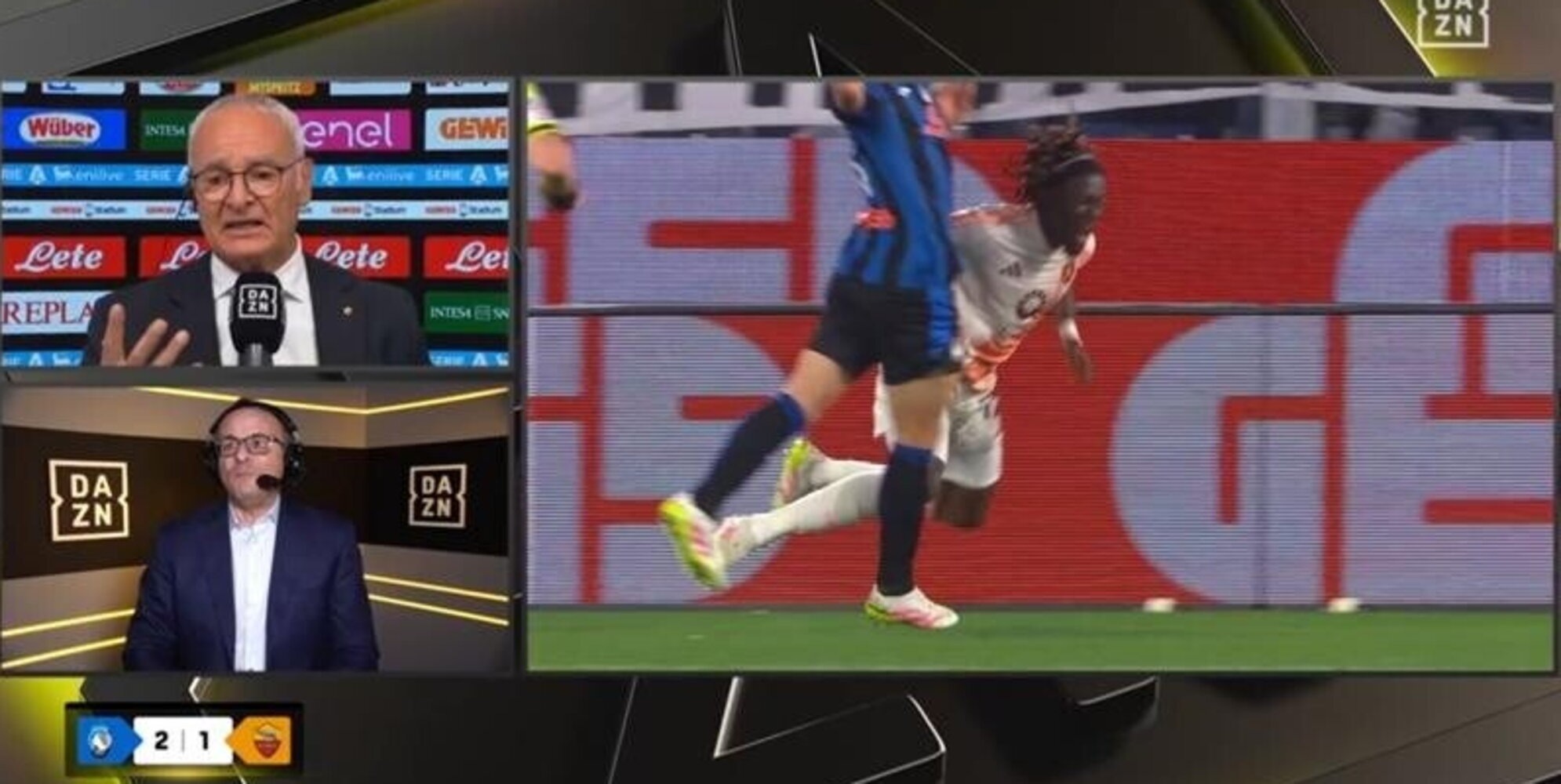 Ranieri furioso sul rigore: &ldquo;Il Var non doveva intervenire&rdquo;. Poi botta e risposta in diretta tv