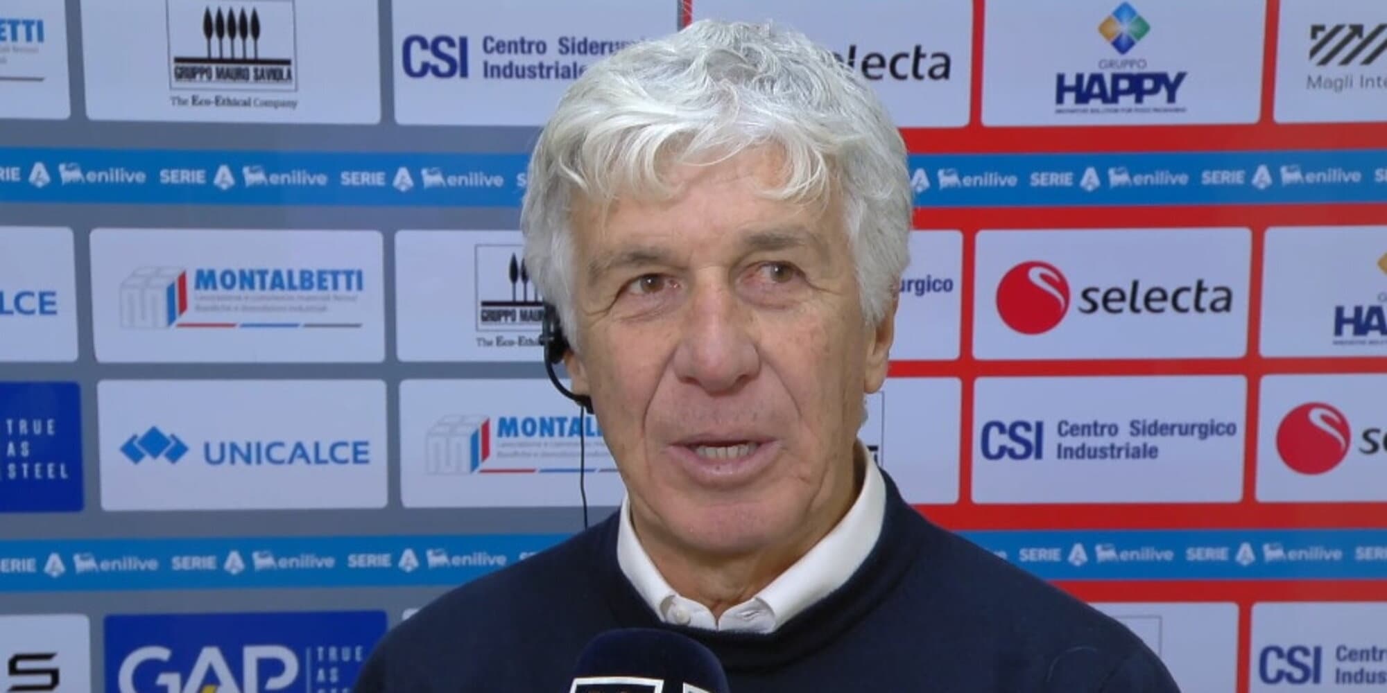 Gasperini non ci sta: &quot;Errori grossolani, quarto uomo molto male!&quot;. Poi coltiva il sogno Roma