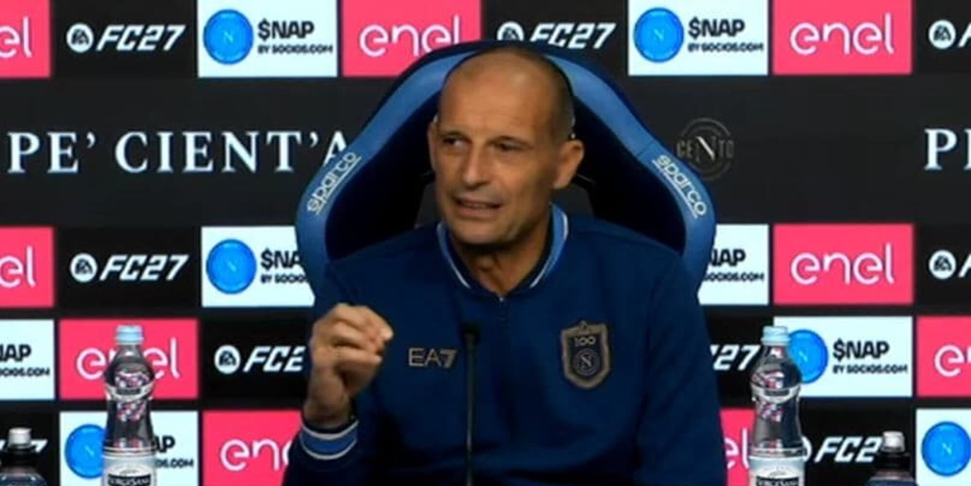 Allegri: A Napoli célja a győzelem a Venezia ellen, és szó esett a sérültekről is