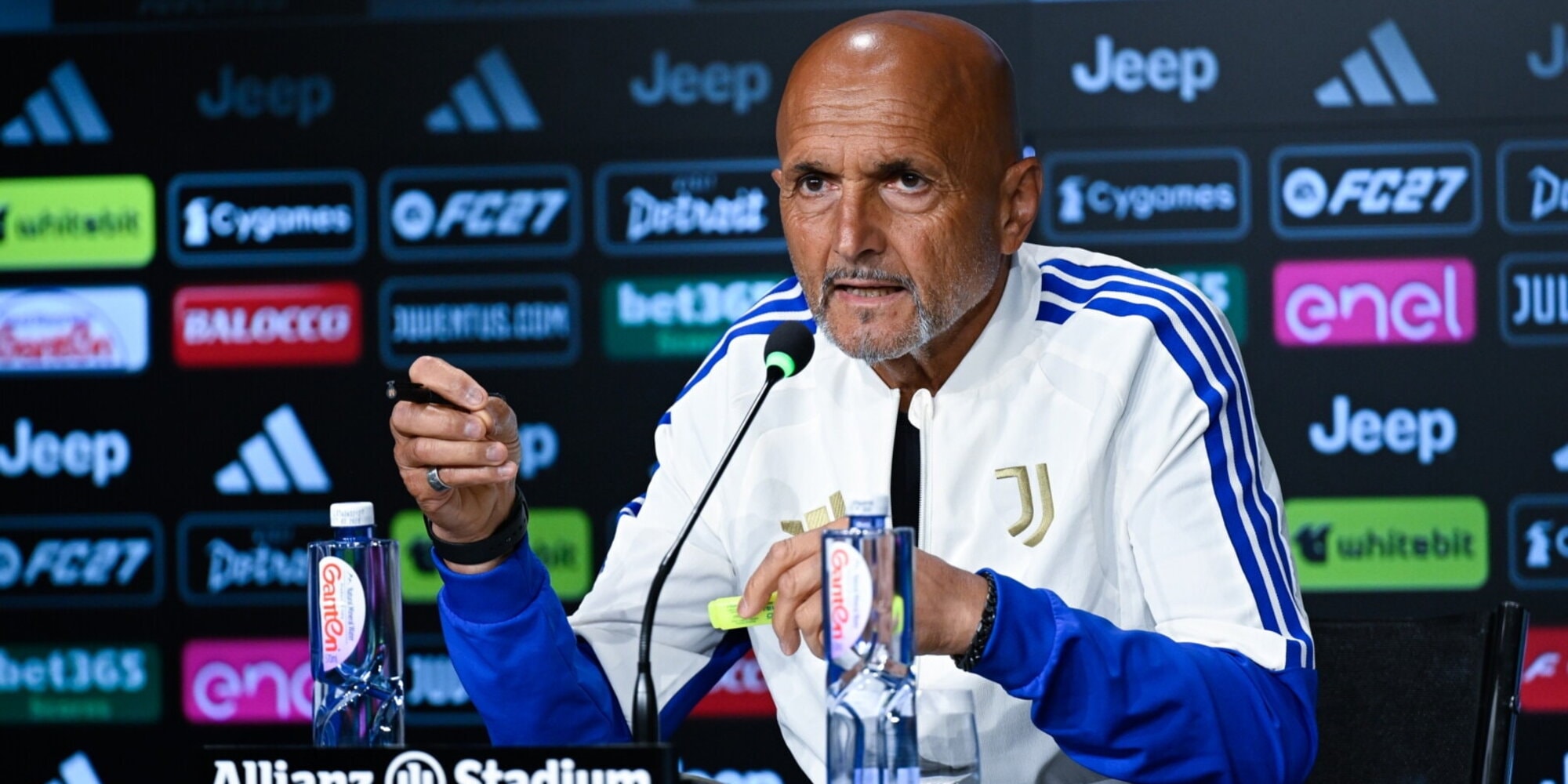 Spalletti és a Juventus a Lazio elleni rangadóra készül