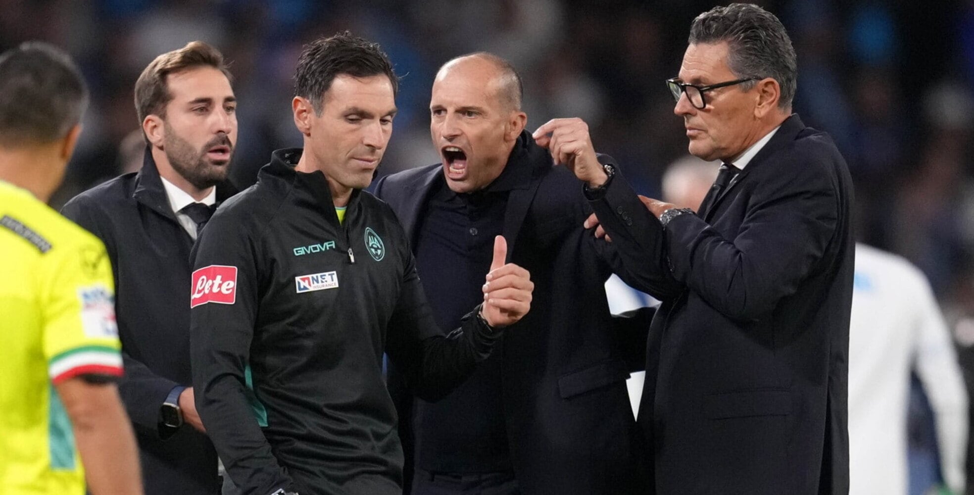Súlyos büntetés Massimiliano Allegri számára: eltiltás és pénzbírság a Napoli edzőjének