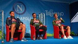 Manolas-Insigne-Mertens: tris d’assi a Dimaro