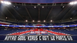 Psg-Dortmund, mega striscione nel deserto del Parco dei Principi