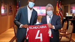 Kondogbia si presenta all'Atletico Madrid