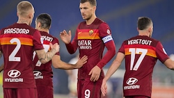 La Roma cala il tris: Veretout, Dzeko e Mancini stendono il Cagliari