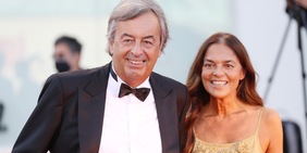 Roberto Burioni sul red carpet del Festival del Cinema di Venezia