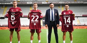 Il Torino presenta Brekalo, Praet e Zima
